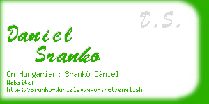 daniel sranko business card